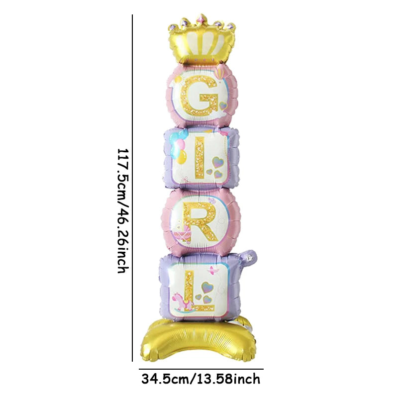 1pc Gender Reveal Party Decoration Balloons Boy Or Girl Theme Birthday Celebration Supplies Indoor Party Decoration Supplies