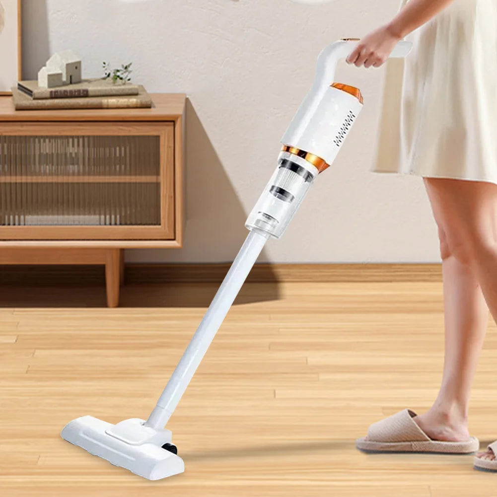 Large‑Suction Wireless Handheld Vacuum – USB‑Rechargeable 120W Cleaner with 2000mAh Battery for Home & Car