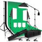 2.6x3M Photography Reflector Lighting Kit Photo Background Muslin Backdrops Softbox Umbrella Light Stand For Photo Studio