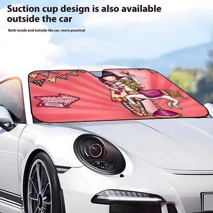 Santoro Gorjuss Car SunShade – 70×130cm Front Window Visor