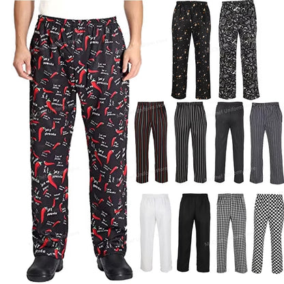 Unisex Chef Pants (Lightweight Baggy Cook Trousers)