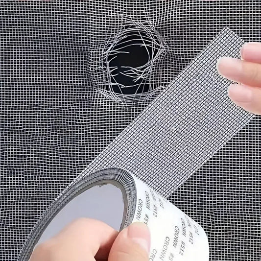 Waterproof Window Screen Repair Tape – Self‑Adhesive Anti‑Insect Mesh Patch