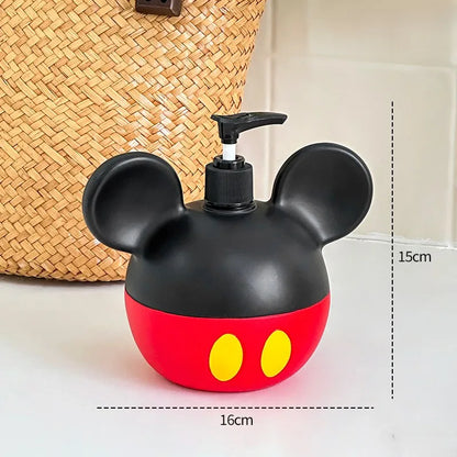 Vinyl Mushroom Soap Dispenser   Cute Mushroom‑Shaped Lotion Bottle with Black Pump