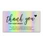 30pcs Thank You Card For Supporting Business Package Decoration "Gorgeous Thanks" Business Card Laser card Handmade With Love