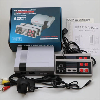 620 Retro Mini Home Use Game Console Red White Machine 4 Buttons Us Eu Uk Regulation Usb Pc Connection