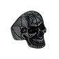 U7 Stainless Steel Big Skull Rings for Man Woman Size 7-14 Cross 3D Skeleton Cuban Chain Celtic Knot Pattern Gothic Punk Jewelry