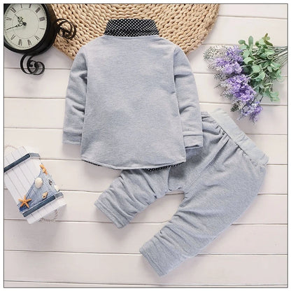 Baby Boys Suit Children Fashion Jacket Pants 2Pcs/Set Toddler