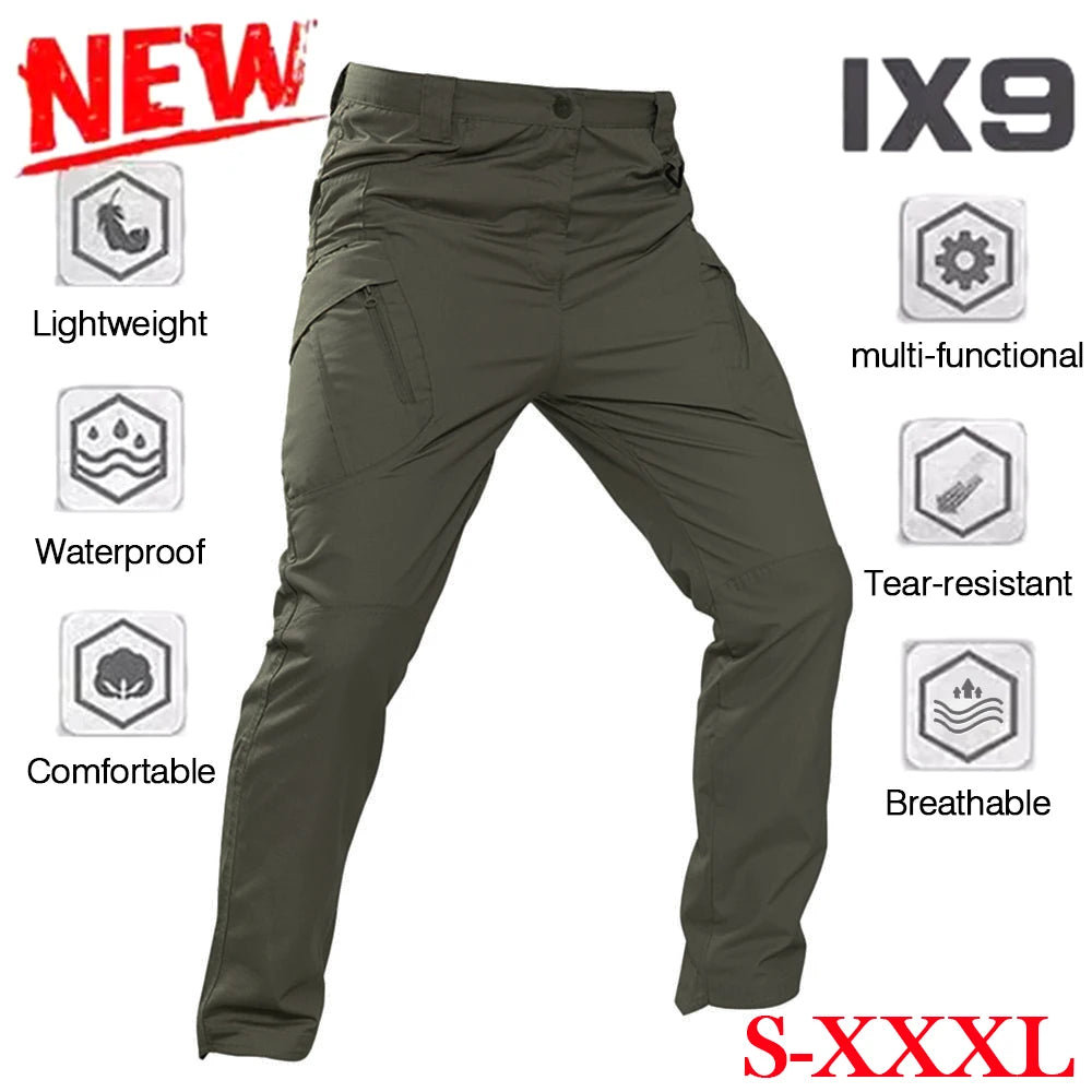 Men's tactical four seasons wear outdoor camouflage training wear-resistant multi-pocket pants