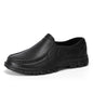 Men’s Four‑Season Anti‑Slip Chef Shoes – Oil‑Resistant, Soft‑Sole, Business Casual Work Leather
