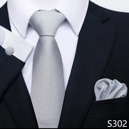 8 cm Tie Pocket Squares Necktie  Set