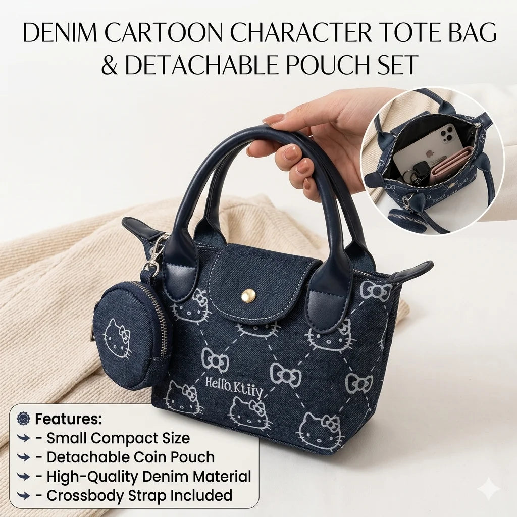 Hello Kitty Mini Dumpling Shoulder Bag   Cute Cartoon Crossbody