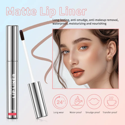 4 Colors Peel-Off Lip Liner, Waterproof, Transfer-proof Lipstick, Tattoo Waterproof, Long-Lasting Matte Velvet Lip Tint