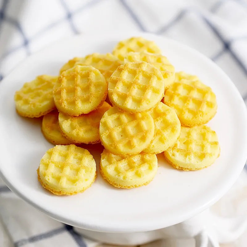 DIY Round Waffle Silicone Mold – Food‑Grade Chocolate, Candle & Baking Tool