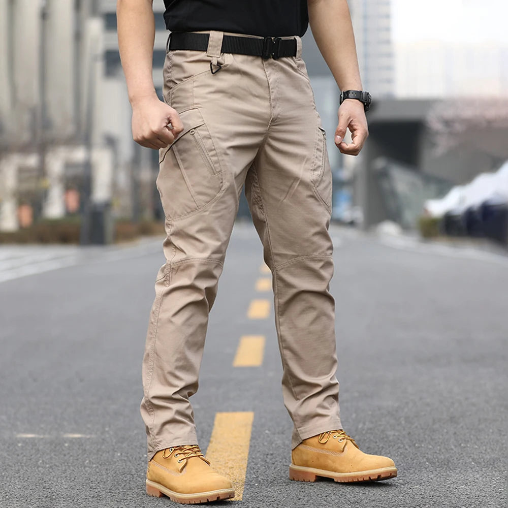 Men's tactical four seasons wear outdoor camouflage training wear-resistant multi-pocket pants