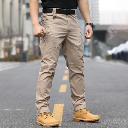 Men's tactical four seasons wear outdoor camouflage training wear-resistant multi-pocket pants