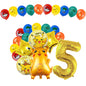 Pikachu Birthday Party Decoration Set (Backdrop · Balloons · Tableware · Kids Party Kit)