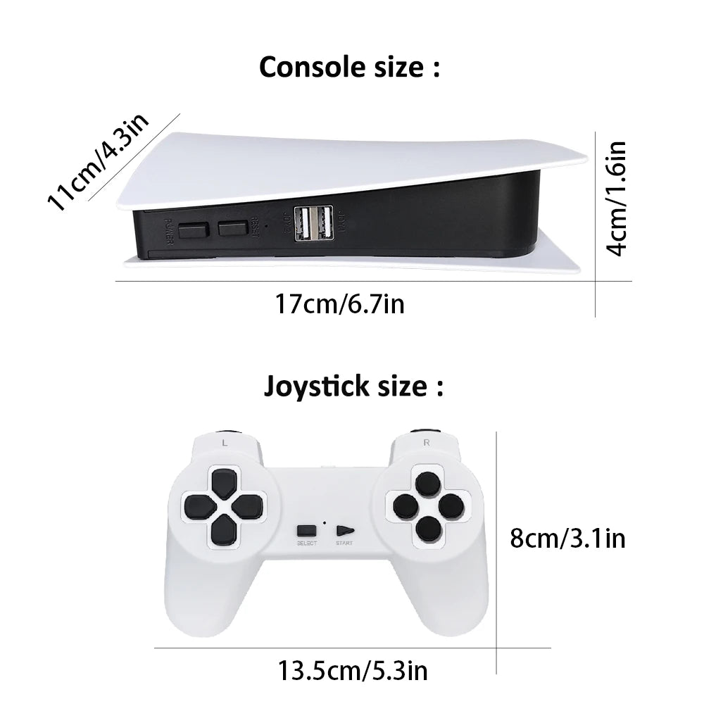 8G 32Bit GS5 Pro 4K HD Game Stick Mini TV Video Game Console Wireless Plug&Play Retro Classic Emulator Gamepad Toy Gift