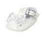 Baby Girls Classic Bowknot Rubber Sole Anti-slip PU Shoes