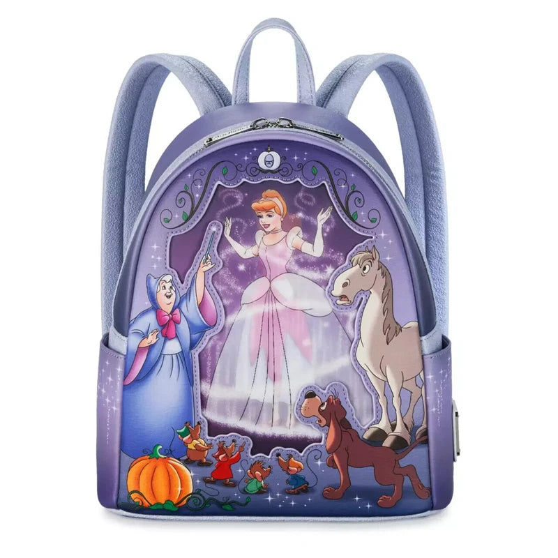 Loungefly Snow White Stained Glass Backpack & Wallet