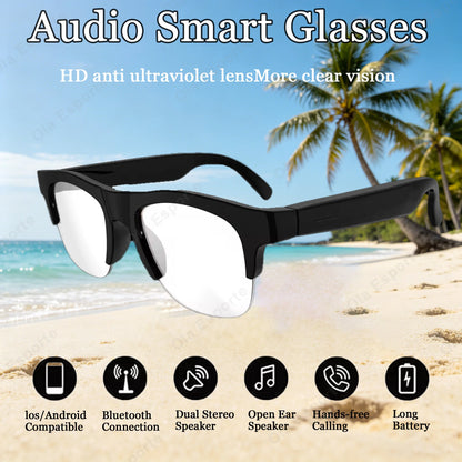 AI Translation Smart Glasses – UV Polarized Bluetooth