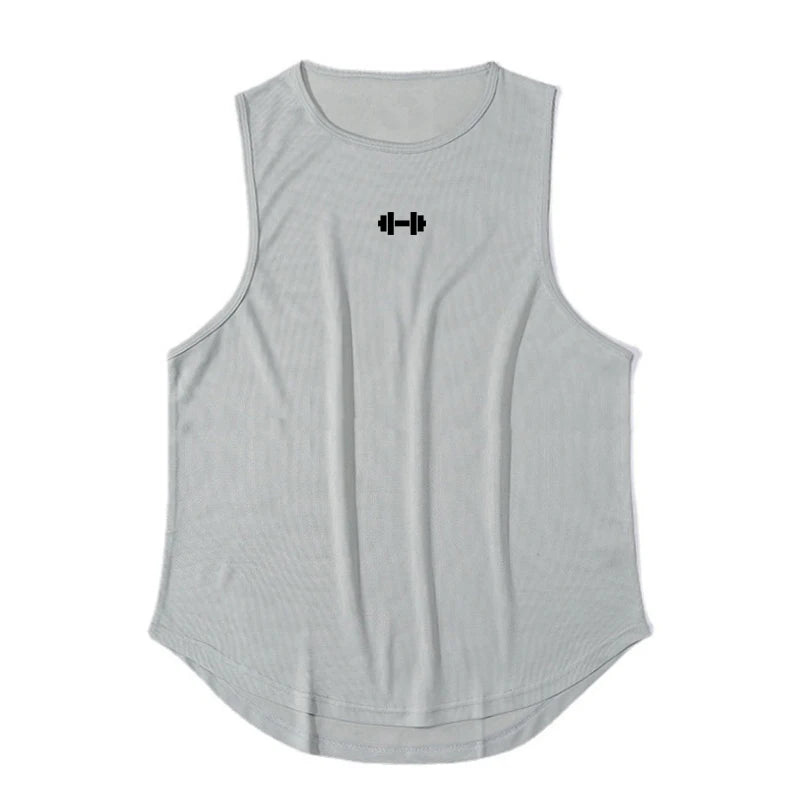 Men’s Quick‑Dry Gym Tank Top – Loose Sleeveless Fitness Shirt for Training, Basketball & Summer Wear