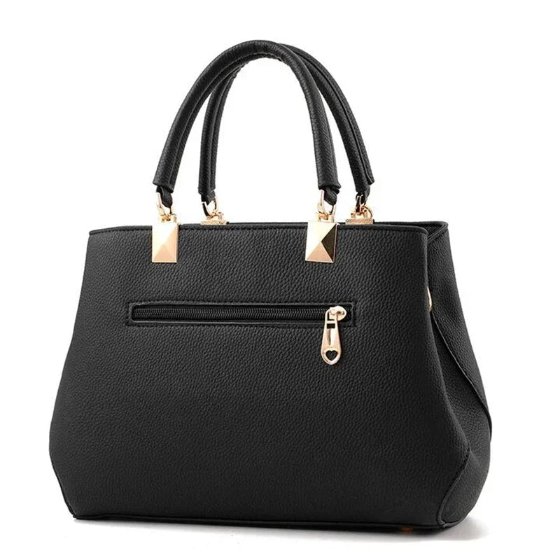 Women’s Flower Pendant Tote – Fashion Office & Crossbody Handbag