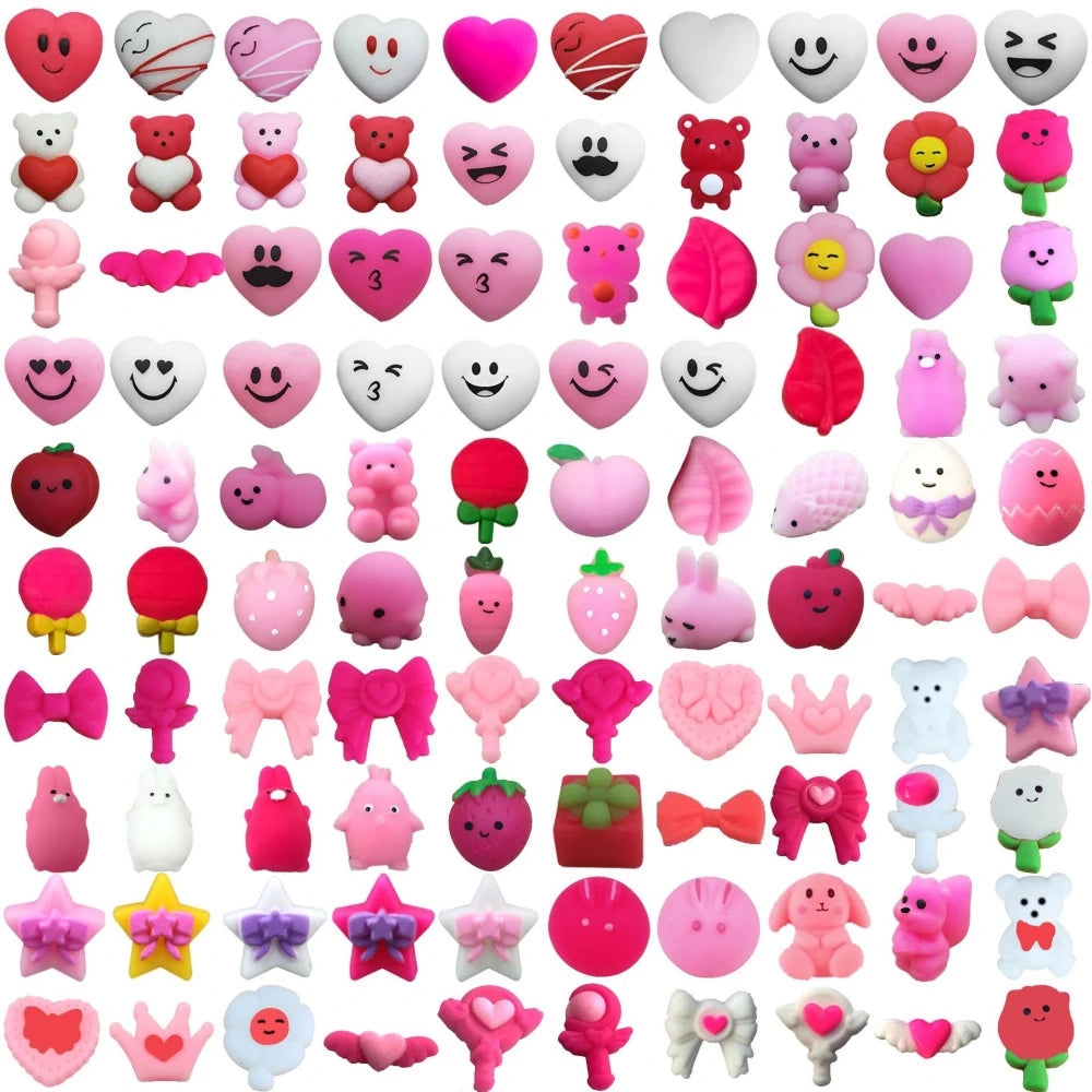 12/24/36 Pcs Mini Cartoon Rose Love Pinch Music for Valentine's Day Wedding Party Guest Gift Commemorative Carnival Gift Pack