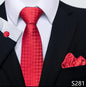 Silk Tie Pocket Squares Necktie Suit Accessories