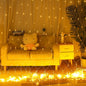 LED Net Mesh Fairy Lights – Outdoor Waterproof Curtain String Lights (Multiple Sizes, 110V/220V)