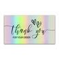30pcs Thank You Card For Supporting Business Package Decoration "Gorgeous Thanks" Business Card Laser card Handmade With Love