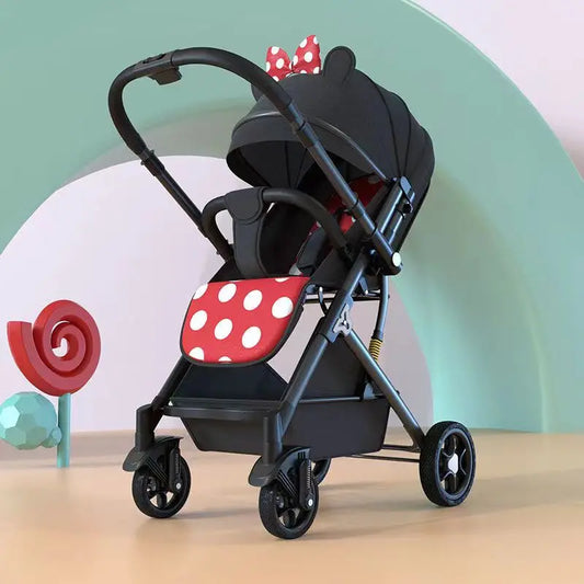 Lightweight Two‑Way Baby Stroller – High‑Landscape Newborn Four‑Wheel