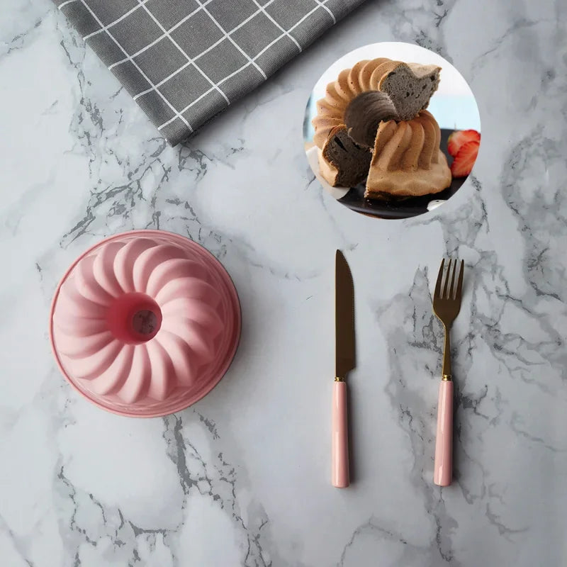 Silicone Cake Mold Round Shape Oven Cake Mold Silicone Bread Pan 12 Holes Muffin Cupcake Baking Pans Resin Molds