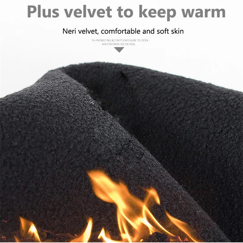 Winter Warm Full Fingers Waterproof Touch Screen Fleece Gloves