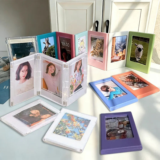 3‑Inch Magnetic Photo Frames for Instax Mini & Polaroid Pictures (5/10‑Pack)