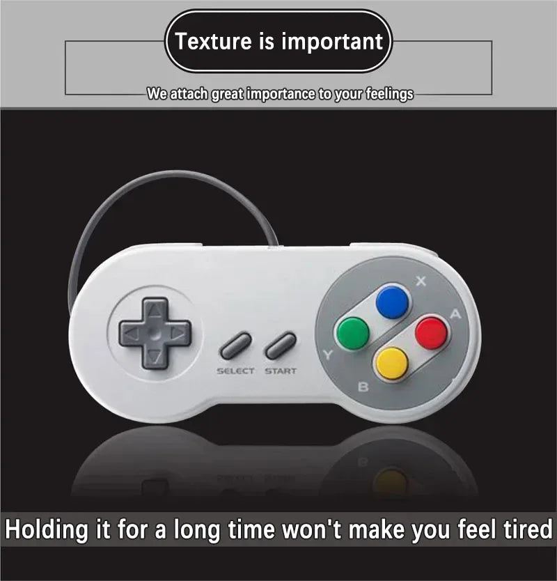 Portable SNES Retro Video Game Console (620 Games · AV Output · Wired Gamepad · Kids &amp; Family Gaming)