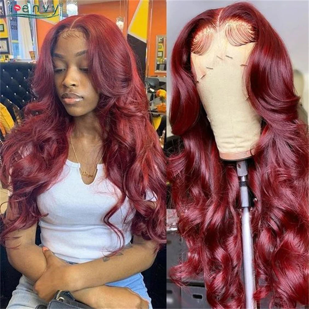 Ash Blonde Body Wave Lace Front Wig – Pre‑Plucked Long Wavy Synthetic Lace Frontal for Women