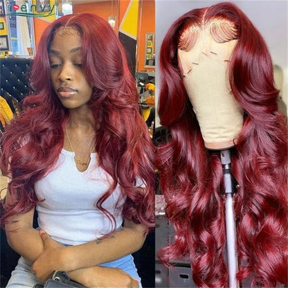 Ash Blonde Body Wave Lace Front Wig – Pre‑Plucked Long Wavy Synthetic Lace Frontal for Women