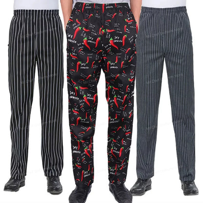 Unisex Chef Pants (Lightweight Baggy Cook Trousers)