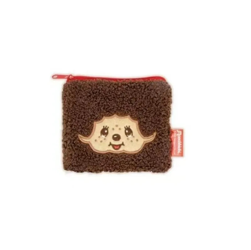 Monchhichi Plush Coin Purse Keychain