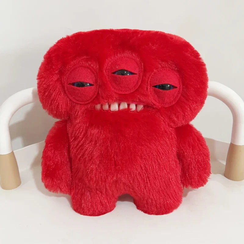 22cm Cartoon Funny Ugly The Block Monster Plushies Rainbow Crazy Rabbit Monster With Tooth Stuffed Monster Peluche Xmas Gifts