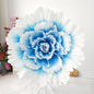 DIA 30-80cm Artificial Large Peony Flower Head Fake Flower Wedding Decoration Window Photo Studio Props Flower Home Decor