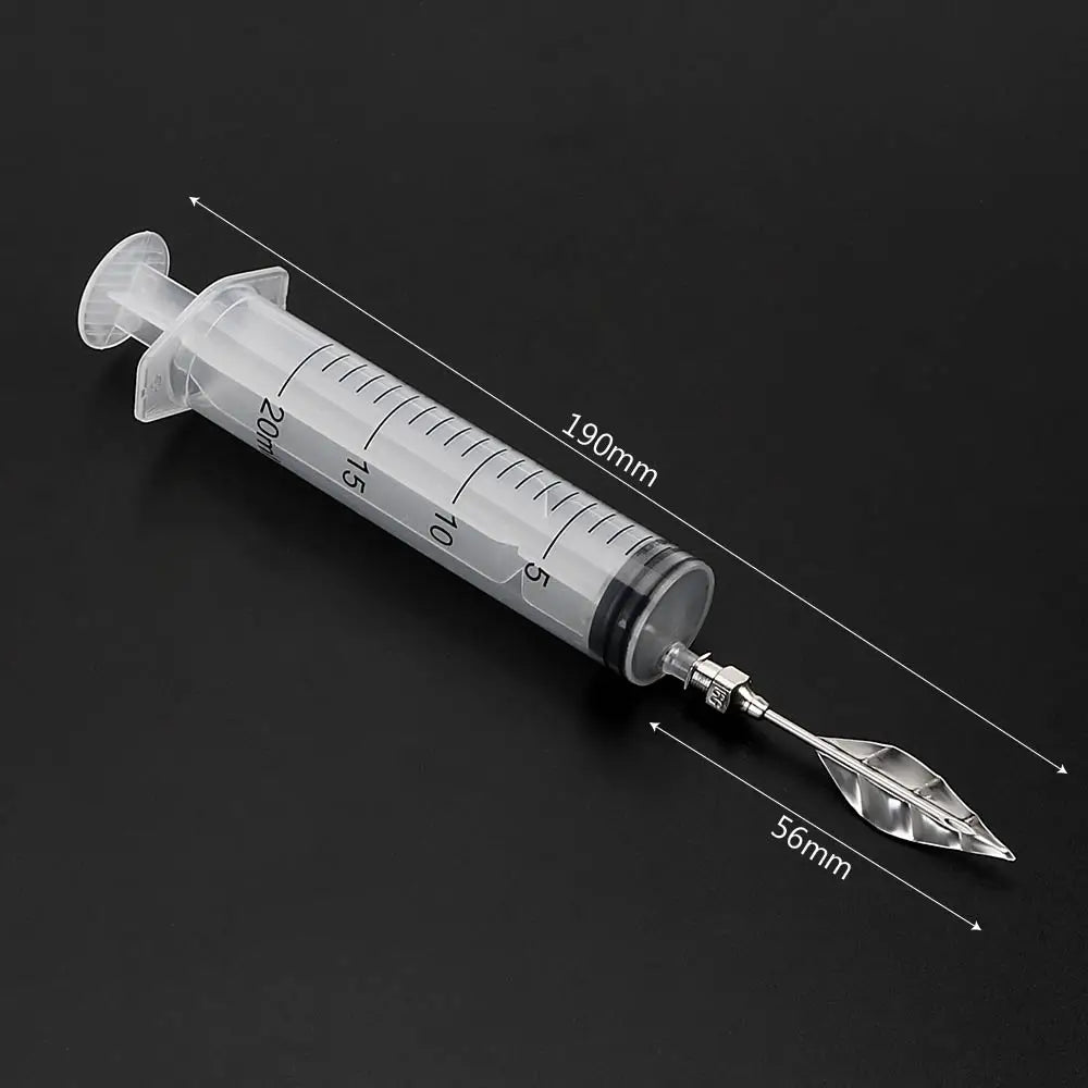 10 pcs Pudding Nozzle +1 Syringe Tools Jelly Cake Jello Gelatin Tools Cake Decorating Tools 3D Jelly Flower Art Tools