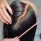 13×4×1 HD Transparent Lace Frontal Synthetic Wig (Straight · Black · Glueless · Daily &amp; Party Use)