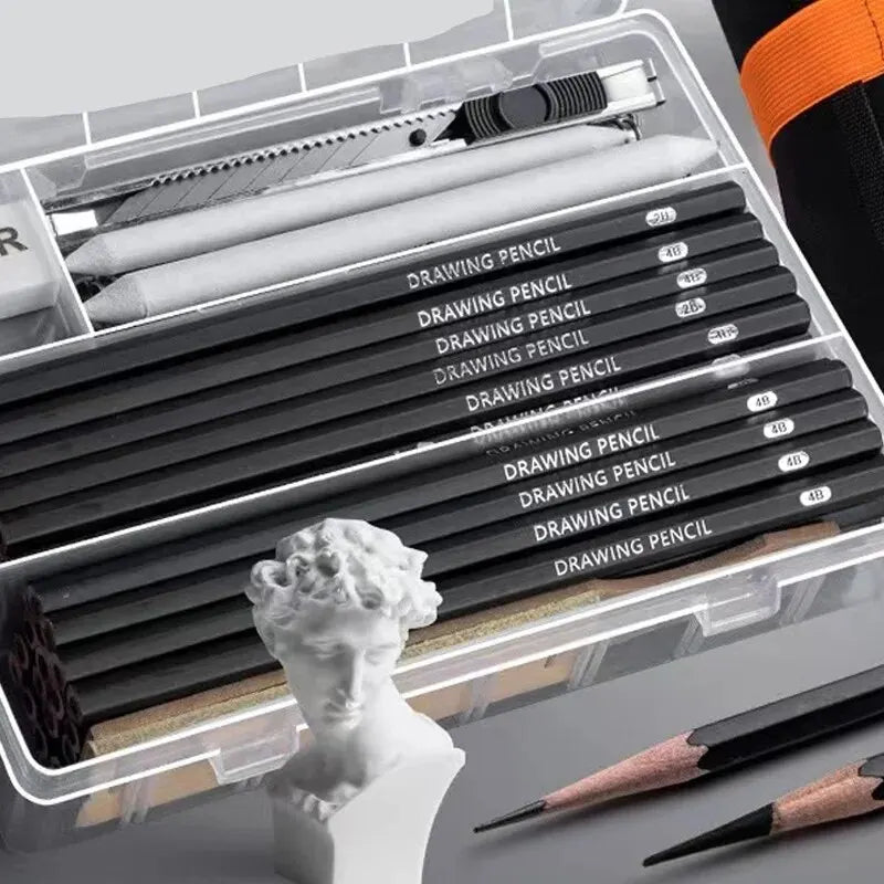Sketching Pen/ Pencil /Brush Drawing Art  Set Box