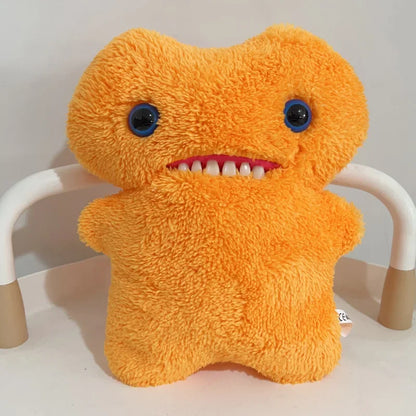 22cm Cartoon Funny Ugly The Block Monster Plushies Rainbow Crazy Rabbit Monster With Tooth Stuffed Monster Peluche Xmas Gifts