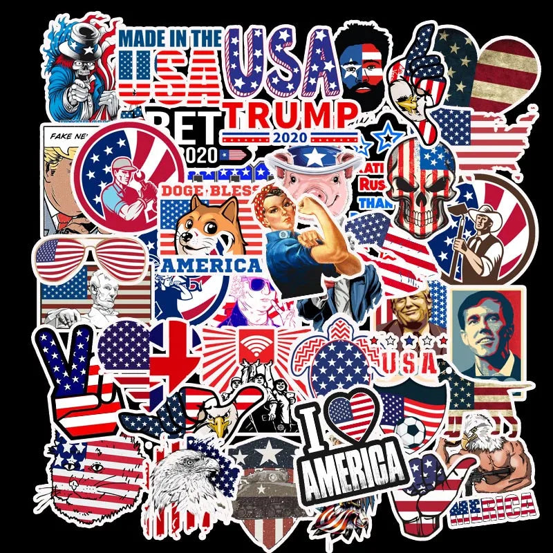 Independence Day Party Disposable Cutlery American Flag Plate Paper Cup For USA Birthday Party Supplies Patriotic Decorations