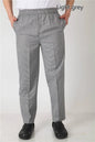 Men Work Wear Restaurant Kitchen Elastic Waist Pants