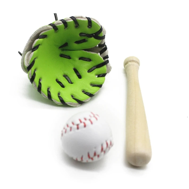 Newborn Baseball Bat & Ball Photo Prop Set – Cute Sports Posing Accessories for Baby Photoshoots