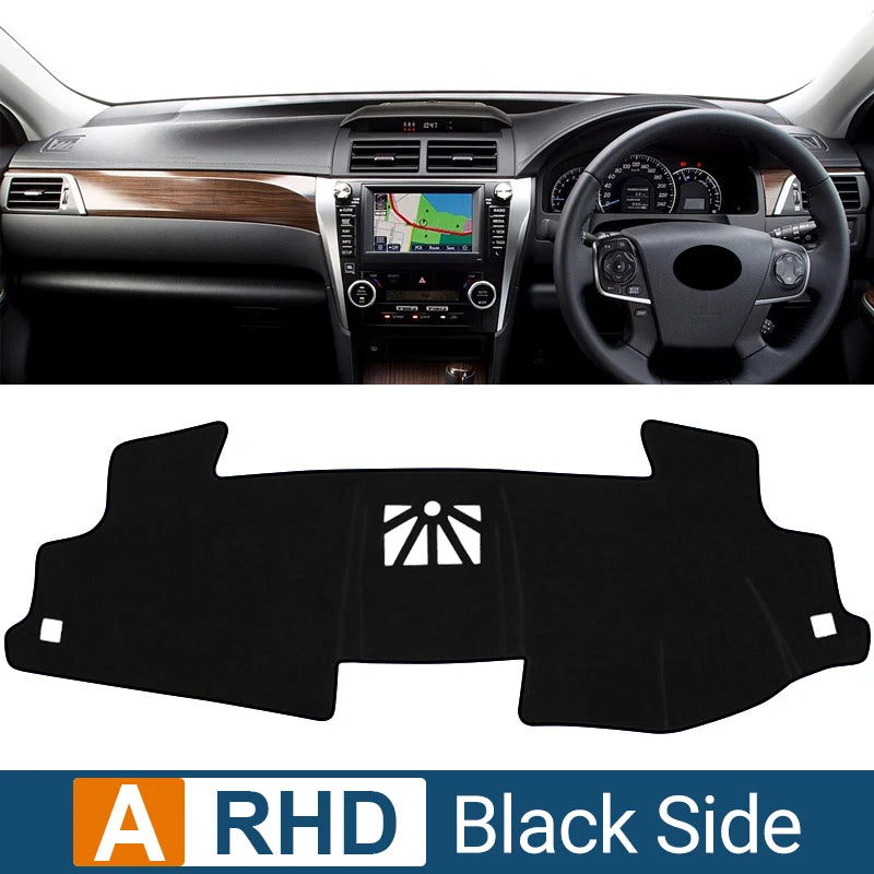 For Toyota Camry XV50 Hybrid 2012 2013 2014 2015 2016 2017 Car Dashboard Cover Avoid Light Sun Shade Anti-UV Carpet Non-Slip Mat