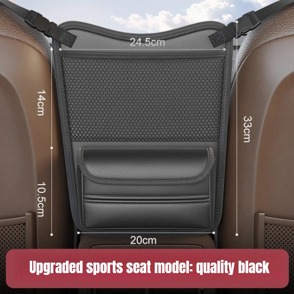 2026 Universal Car Seat Gap Organizer Storage Net Multifunctional Mesh Pocket for Handbag Water Bottle Auto Interior Accessories